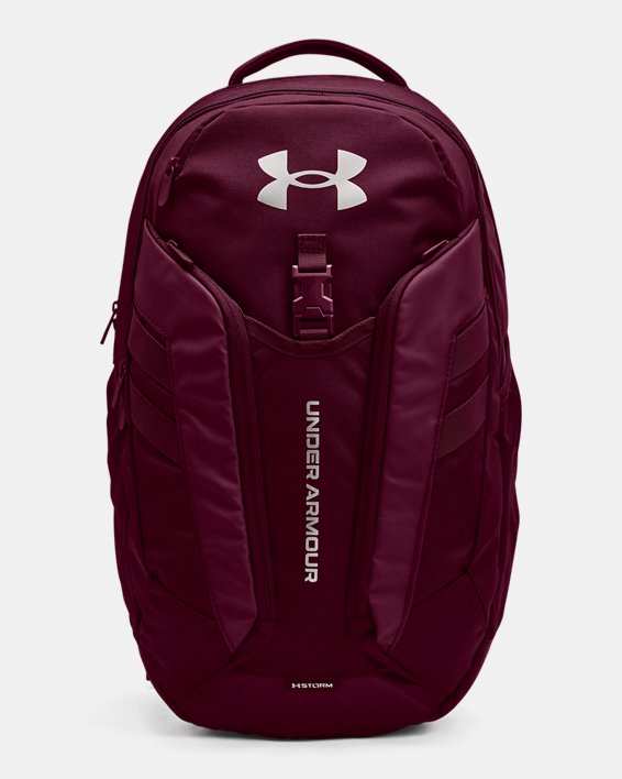 UA Hustle Pro Backpack, Red, pdpMainDesktop image number 0